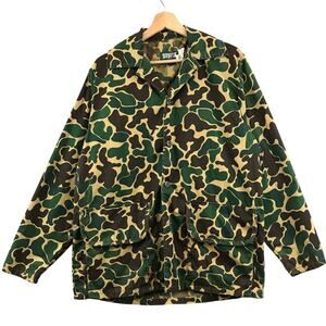 Vintage Men's Camouflage Shacket
